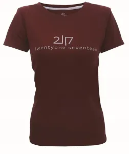 2117 TUN - dámské funkční triko s kr.rukávem - Wine Red - 34