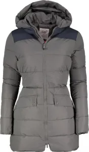 2117 BJÖRKAS - dámský zateplený kabát (Du Pont Sorona) - dk grey - 42