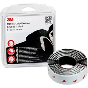 3M™ Hook & Loop™ Samolepící suchý zip SJ352B, 25mm x 1,25m