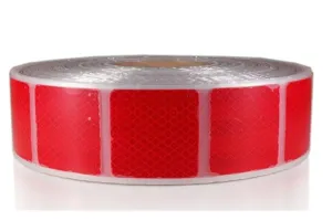 3M 997-72S Diamond Grade Reflexní pružné čtverce 50 x 50 mm, červené