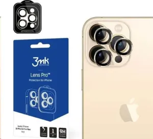 3mk ochrana kamery Lens Protection Pro pro Apple iPhone 15 Pro, Dark Gold