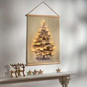 LED závěsný vánoční stromek