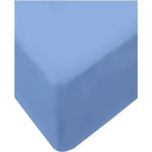 4sleep jersey prostěradlo s gumičkou, 60 × 120 - 24 sv. modrá