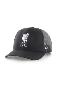 Kšiltovka 47brand EPL Liverpool FC černá barva, s aplikací