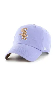 Kšiltovka 47brand MLB Chicago White Sox fialová barva, s aplikací
