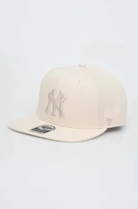 Kšiltovka 47brand MLB New York Yankees béžová barva, s aplikací #6111459