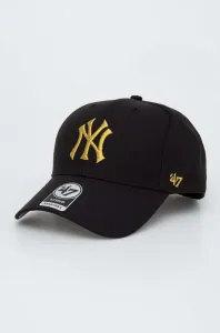 Kšiltovka 47brand MLB New York Yankees černá barva, s aplikací #6111433