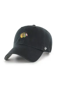 Čepice 47brand Chicago Blackhawks černá barva, s aplikací #2009154