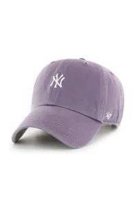 Čepice 47brand Mlb New York Yankees fialová barva, s aplikací #3434331