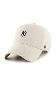 Čepice 47brand MLB New York Yankees bílá barva, s aplikací, B-BSRNR17GWS-NT