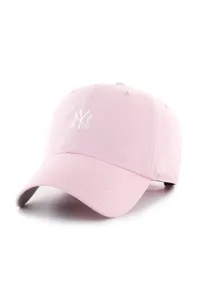 Čepice 47brand New York Yankees růžová barva, s aplikací #2013900