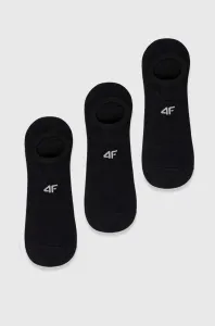 4F 148 Men A'3 Pánské kotníkové ponožky, 39-42, černá