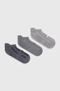 Ponožky 4F 3-pack pánské, šedá barva #5008349