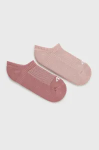Ponožky 4F (2-pack) dámské, růžová barva #1989492