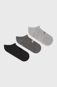Ponožky 4F (3-pack) dámské, šedá barva #1981722