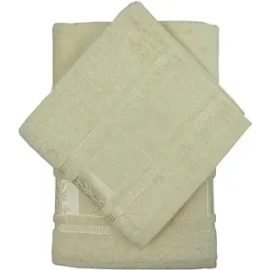 4sleep Bamboo ručník Sagano 50 × 90 cm - smetanový