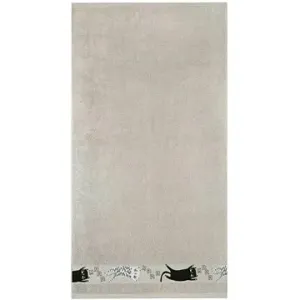 4sleep Dětský ručník 30 × 50 cm, Kočky béžové