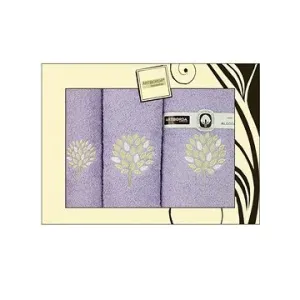 4sleep Dárkové balení ručníků a osušek Artiborda - fialová 55