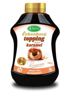 4Slim Čekankový topping slaný karamel Váha: 700 g