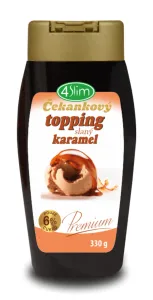 4Slim Čekankový topping - příchuť slaný karamel 330 g