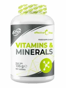 Vitamins and Minerals - 6PAK Nutrition 90 tbl