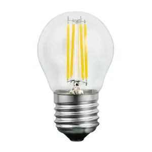 LED žárovka LED E27 P45 4W = 35W 400lm 3000K Teplá bílá 360° Filament GOLDLUX (Polux)