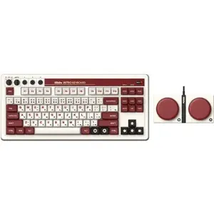 8BitDo Retro Mechanical Keyboard (Fami Edition) + Dual Super Buttons #5026051