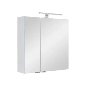 A-Interiéry Zrcadlová skříňka závěsná s LED osvětlením Fabi W 60 ZS fabi w 60zs