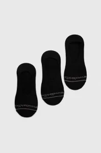 Ponožky Abercrombie & Fitch 3-pack pánské, černá barva