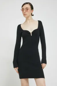 Šaty Abercrombie & Fitch černá barva, mini #3947928