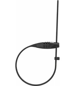 Abus Speciální uzamykatelné stahovací lanko s ocelovým jádrem Combiflex délka kabelu 45cm (černá),
