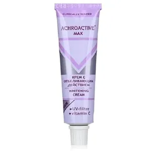 Achroactive Max Krém se zesvětlujícím efektem s UV filtrem a vitamínem C 45 ml