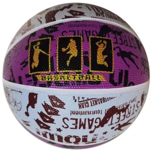 Acra Sport 4378 Basketbalový míč s potiskem vel. 5