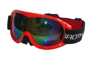 Acra BROTHER B259-CRV Lyžařské brýle s dvojsklem,červené