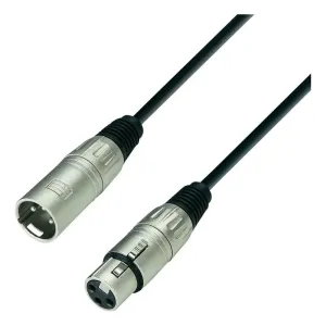 XLR kabel, XLR(F)/XLR(M), 1 m, černá