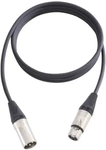 Mikrofonní XLR propojovací kabel AH Cables KM15FMBLK, 15 m, černá