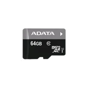 A-Data Micro SDXC Premier 64GB SD adaptér, UHS-I, Class 10-rychlost 30 MB/s