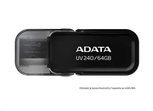 USB klíč A-DATA UV240, 32GB, Black (AUV240-32G-RBK)