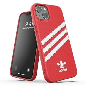 Adidas OR Tvarované pouzdro PU pro iPhone 13 Pro / iPhone 13 - červené