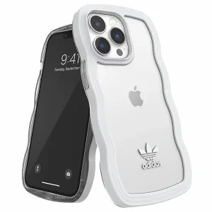 Adidas OR Wavy Case pro iPhone 13 Pro / iPhone 13 - bílý průhledný
