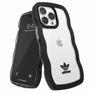 Adidas OR Wavy Case pro iPhone 13 Pro / iPhone 13 - černé a průhledné