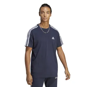 Bavlněné tričko adidas tmavomodrá barva, s aplikací, IC9335