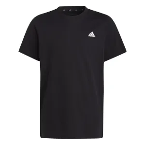 Dětské bavlněné tričko adidas U SL černá barva, s potiskem