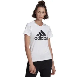 Bavlněné tričko adidas GL0649 bílá barva, GL0649