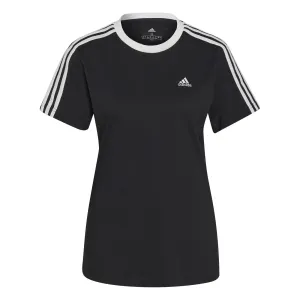 Bavlněné tričko adidas GS1379 černá barva