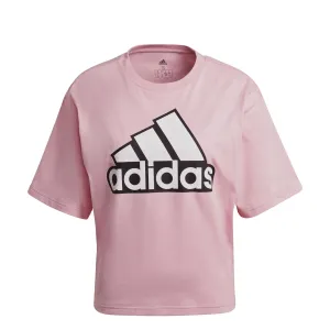 Dámské tričko adidas ESSENTIALS LOGO BOXY Růžová