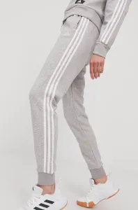 Kalhoty adidas GM8735 dámské, šedá barva, s aplikací #5760341