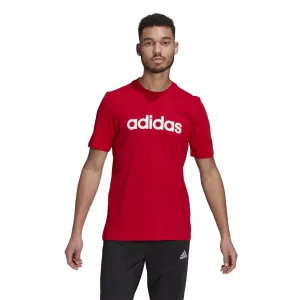 Tričko adidas ESSENTIALS EMBROIDERED LINEAR LOGO Červená
