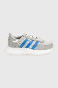 Dětské sneakers boty adidas Originals RETROPY F2 C šedá barva #5250629