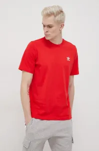 Bavlněné tričko adidas Originals HG3906 červená barva, hladký